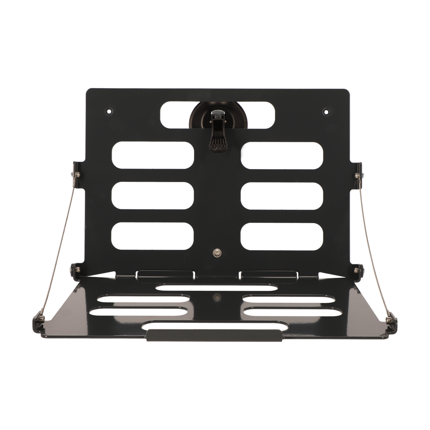 Frontansicht der Notebook Halterung MagFlex Pro S mit Saugglocke