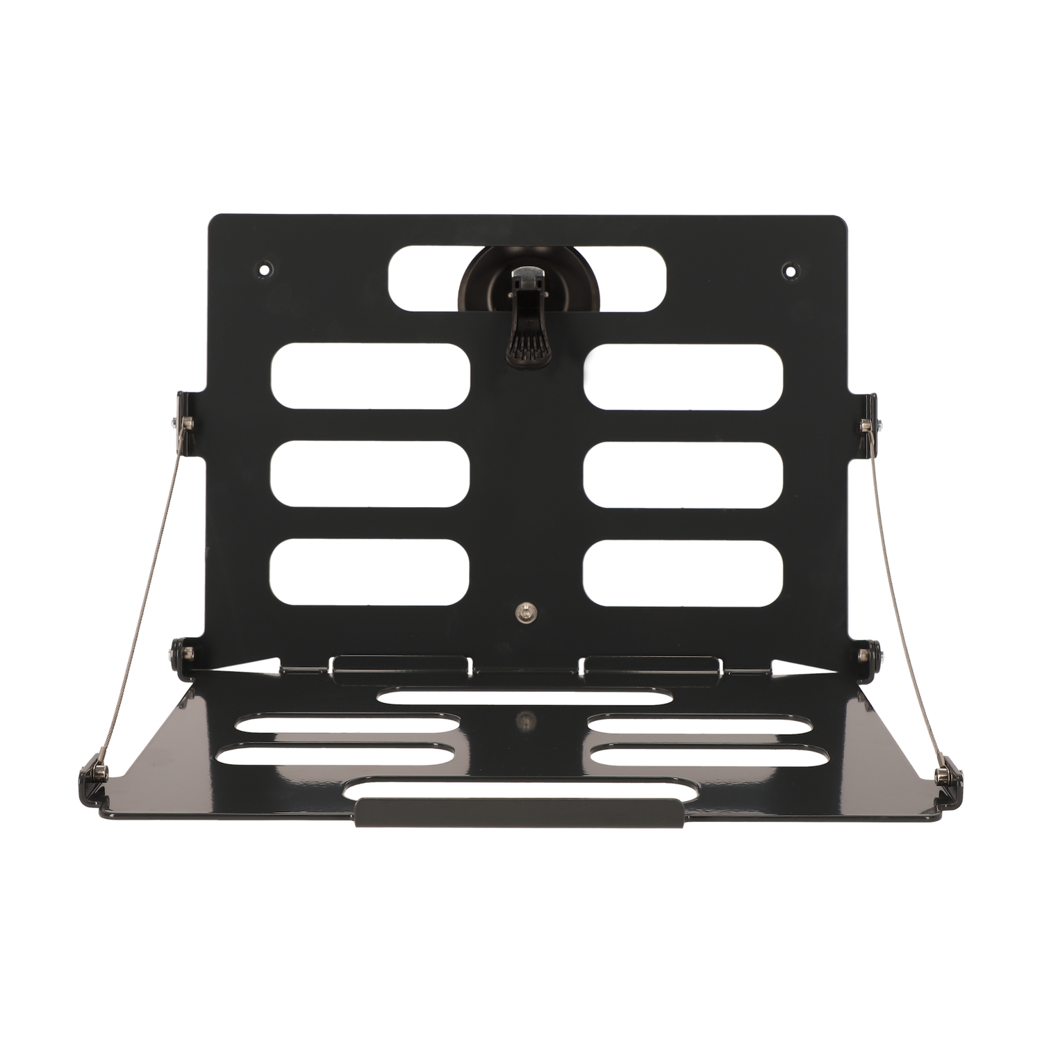 Frontansicht der Notebook Halterung MagFlex Pro S mit Saugglocke