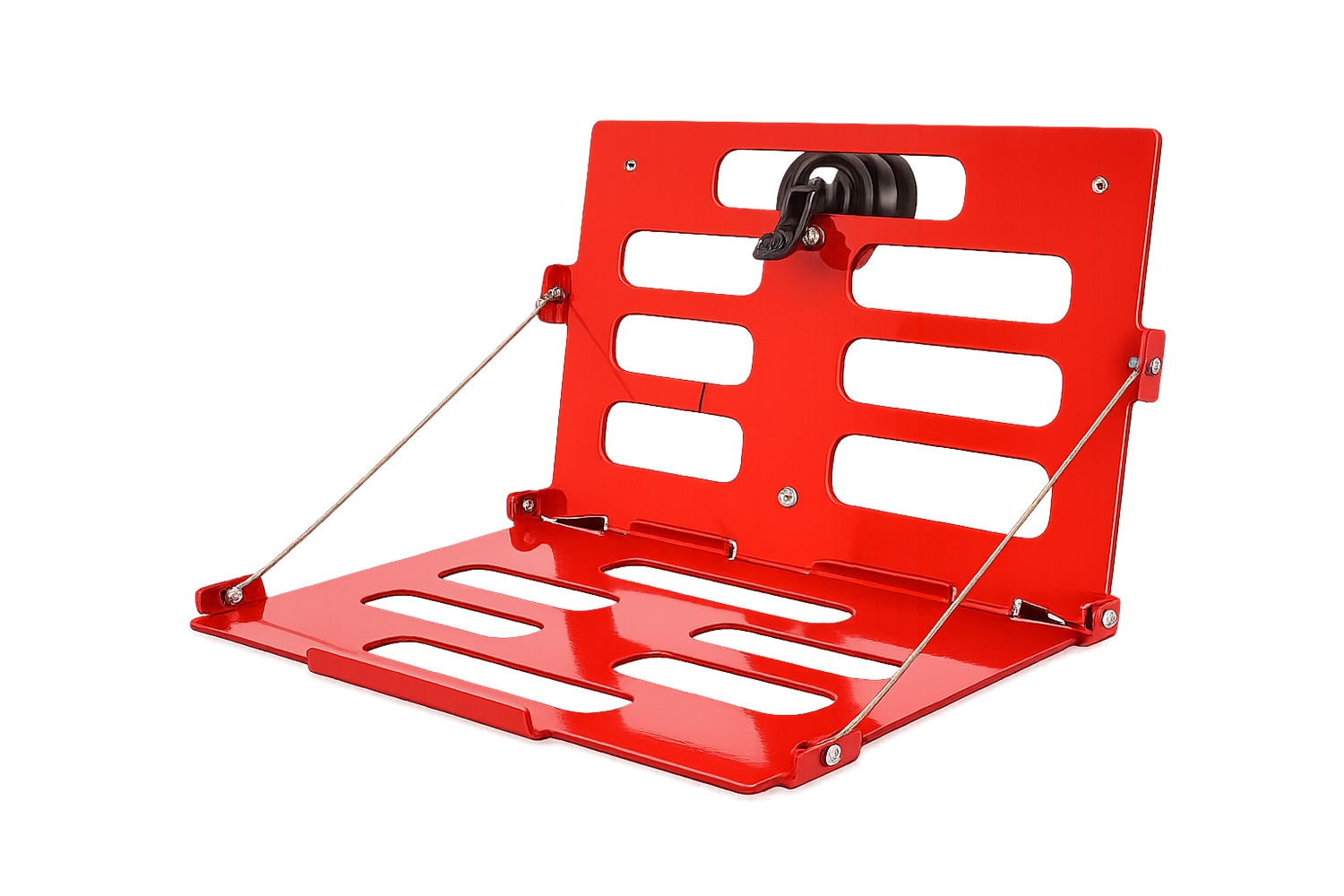 Notebook Halterung MagFlex Pro S mit Saugglocke in Rot